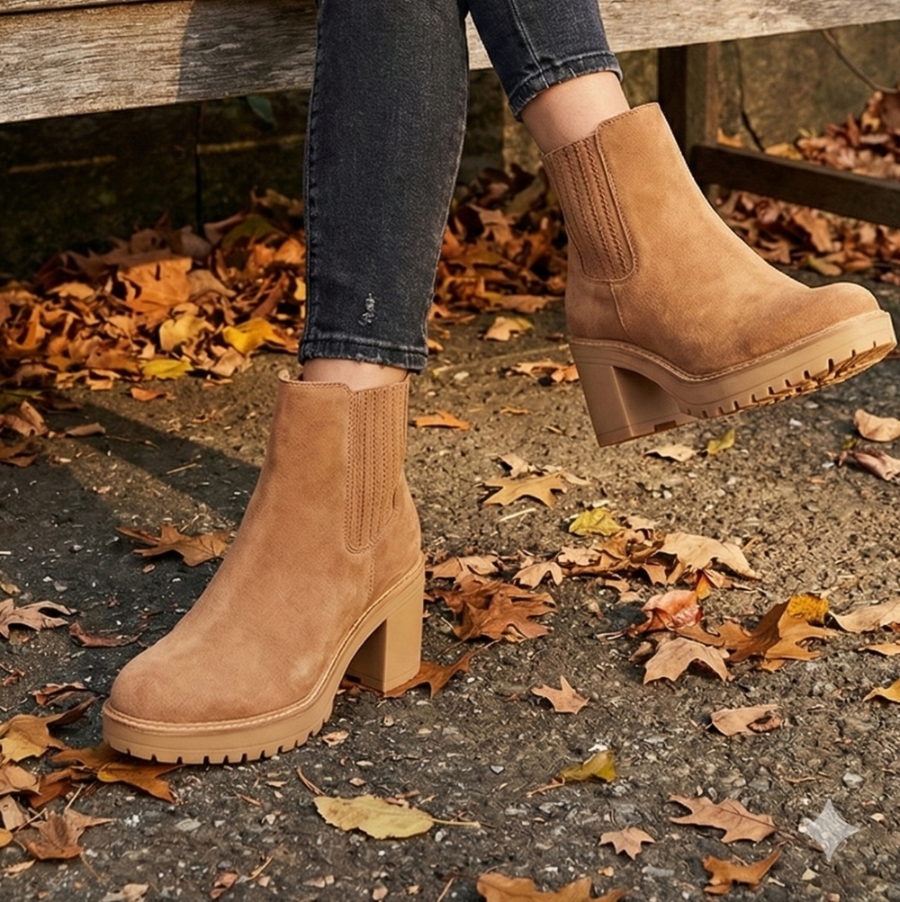 UNIVERSAL THREAD chelsea Women's Tan Ankle Boots Size 11
